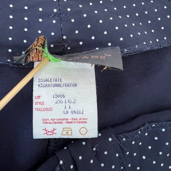 Vintage Two Roads Polka-Dot Full A-Line Skirt, Size 11, Excellent Condition! - Picture 4 of 8